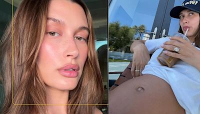 La razón por la que Hailey Bieber decidió mantener su embarazo en secreto durante los primeros seis meses