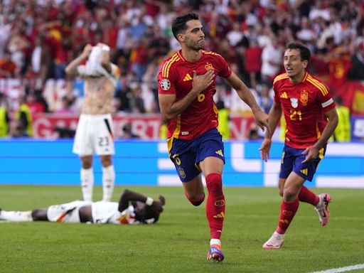 España dio el batacazo: con un gol en tiempo extra de Mikel Merino venció a Alemania, el local, y está en las semifinales de la Eurocopa
