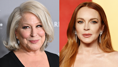 Bette Midler se arrepiente de no haber demandado a Lindsay Lohan por polémica de serie de comedia