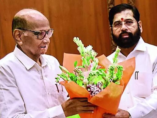 Sharad Pawar and Maharashtra CM Eknath Shinde discuss reservation row | Mumbai News - Times of India