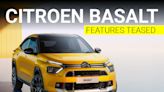 Citroen Basalt Features Teased Ahead Of August India Debut, To Rival Tata Curvv - ZigWheels