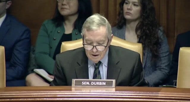 Sen. Dick Durbin complains to Pete Buttigieg about airlines “force-feeding” credit cards and other branded products.