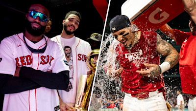 Scenes from Celtics' visit to Fenway Park in Red Sox' walk-off win