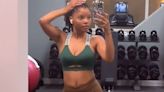 Halle Bailey Shows Off Her Toned Figure in Gym Video 7 Months After Welcoming Son Halo