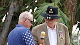 Vero Beach downtown; NFL; love yourself; Trump on card? WWII, Purple Heart canes | Letters