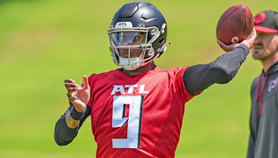 Falcons training camp: Raheem Morris says team is splitting Michael Penix Jr. reps on second team