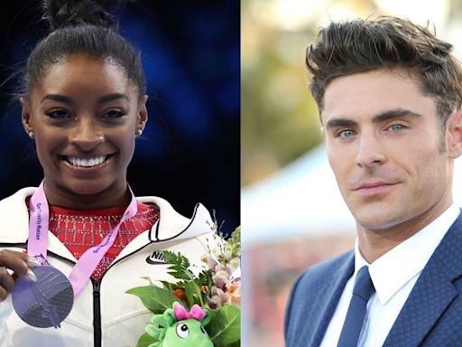 Zac Efron still supporting Simone Biles 8 years after he famously surprised her at Olympics