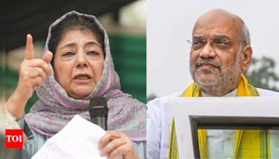 ‘Sit together twice a year and ... ’: Mehbooba Mufti's suggestion to Amit Shah on bringing back PoK | India News - Times of India