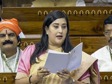 Like mother, like daughter: Bansuri Swaraj’s first Lok Sabha speech evokes memories of Sushma Swaraj