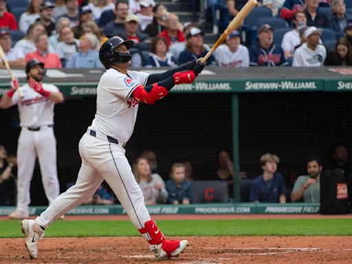 Bo Naylor hits his 1st career grand slam, Guardians beat Angels 7-1