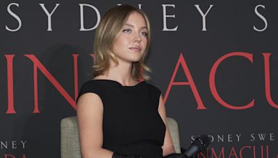 Sydney Sweeney Adds Edge to Her Nun-Core Fit With Leather Opera Gloves