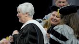 Gail Miller tells USU graduates to ‘lead with love’