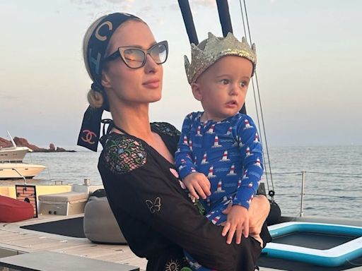 Paris Hilton Shares Photos of Son Phoenix Rocking a Tiny Sequin Crown: 'Every Princess Needs Her Prince'