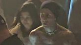 Travis Barker and Kourtney Kardashian put on amorous display