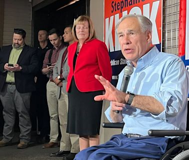 Gov. Abbott supports his allies in North Texas during runoff early voting