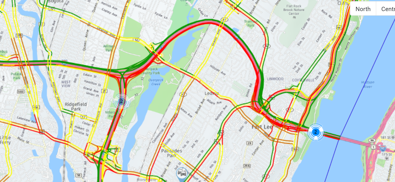 Traffic alert: 90-minute delays on NJ approaches to GWB Tuesday