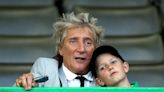 Rod Stewart's son was rushed to hospital after collapsing at a football match