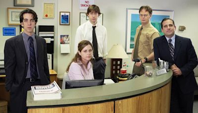 'The Office' Co-Stars Rainn Wilson and John Krasinski Have Unexpected Dwight and Jim Reunion