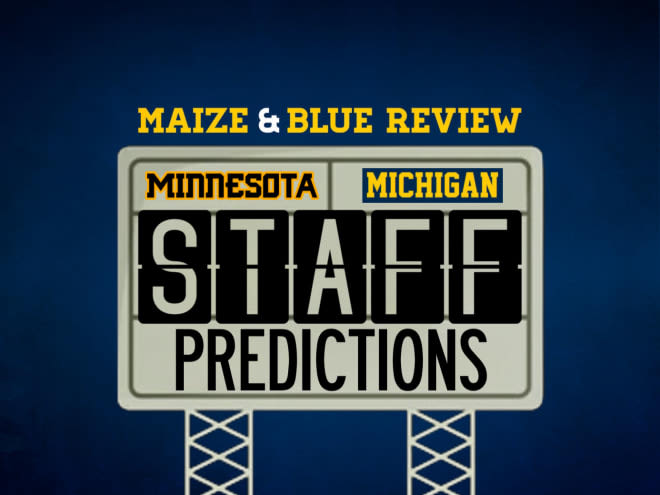 Staff Predictions: Michigan vs. Minnesota