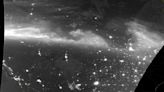 Las increíbles imágenes satelitales que muestran cómo se vio la tormenta solar geomagnética desde el espacio
