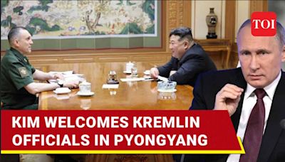 Kim Jong-un Meets Russian Military Delegation In Pyongyang