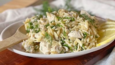 Chicken Orzo Salad With Lemon And Dill Recipe
