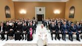 Budimir visita al Papa en el Vaticano con la selección de Croacia