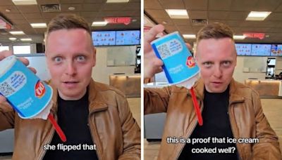 Flabbergasted Boyfriend Experiences The Dairy Queen Blizzard “Flip” For The First Time