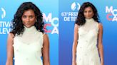 Simone Ashley Makes the Case for Mint in Sheer Stella McCartney Minidress at Monte-Carlo Television Festival