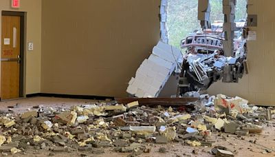 Engineers access Myers-Wilkens’ gym after Friday’s car crash