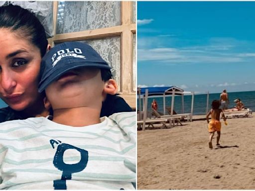 Kareena Kapoor Khan drops postcard-worthy pic of son Taimur while enjoying sunny day on a London beach