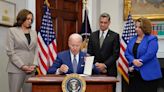 Biden signs order on abortion access after high court ruling