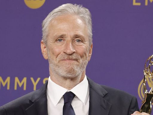 Jon Stewart Weighs ‘Daily Show’ Extension After His Emmy Win: ‘This Election Will Never End. How Could I Leave?’