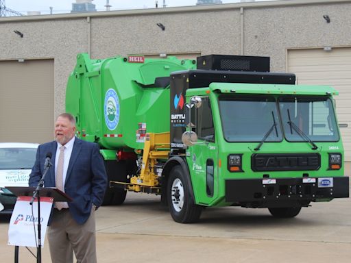 Plano implements first all-electric trash collection truck
