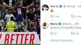 Vinícius se ríe de un tuit que se mofa de la celebración de Fermín: "Creía que era Jude Bellingham"