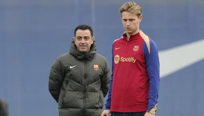 Xavi no se plantea prescindir de Frenkie de Jong