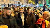 Why did Tucker Carlson make a star turn at Madrid's political protests?