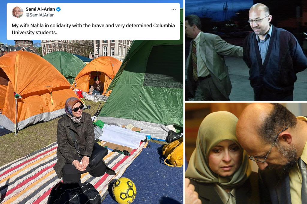 Wife of convicted terrorist Sami al-Arian was hanging out at Columbia encampment before dramatic raid