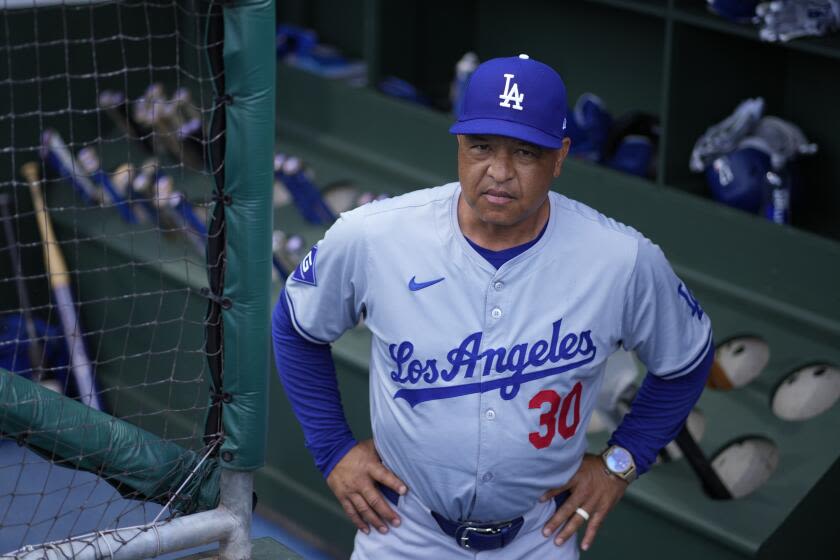 Letters to Sports: Dodgers' problems start with manager Dave Roberts