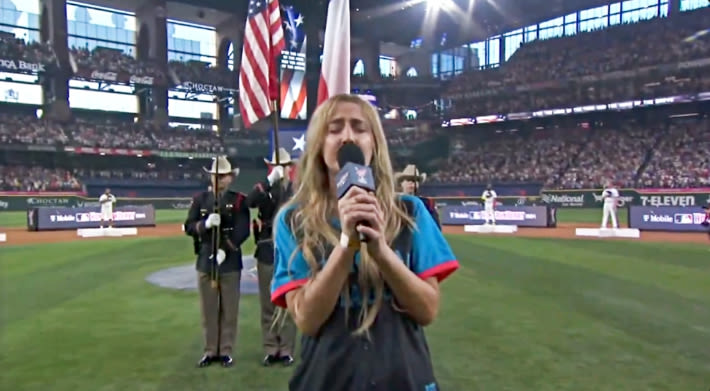 Home Run Derby’s Disastrous Anthem Had Fans Thinking It Was A Prank