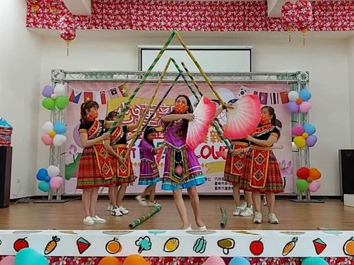 白河新住民家庭親子同樂會 越南竹竿舞開場炒熱氣氛 - 寶島