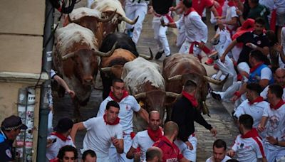 El segundo encierro de los Sanfermines deja seis heridos