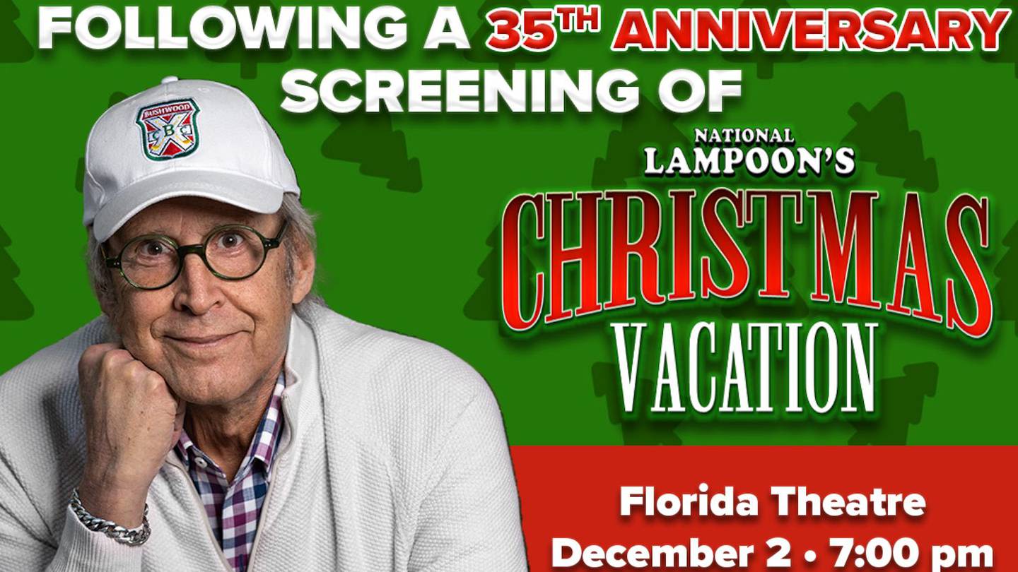 Chevy Chase to appear at Florida Theatre for National Lampoon’s Christmas Vacation screening Dec. 2