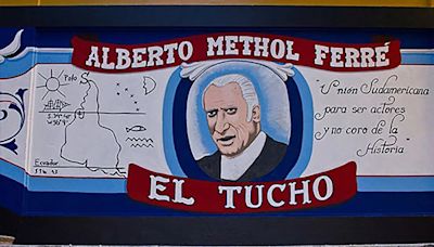 Está en peligro un mural dedicado al pensador uruguayo Methol Ferré