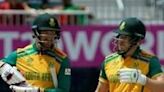 Rescue act: South Africa's David Miller and Heinrich Klaasen in the middle against Bangladesh on Monday