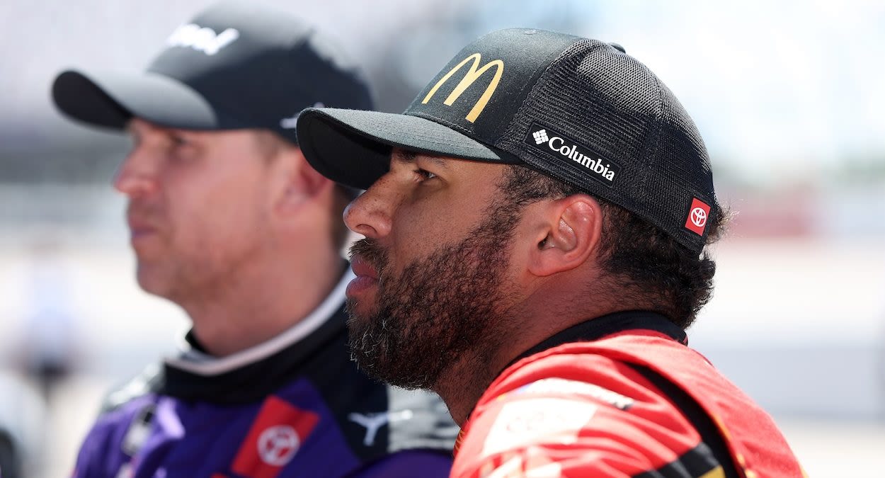 Denny Hamlin Admits Confusion on Why Bubba Wallace & No. 23 Team Lack Speed