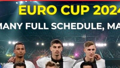 Euro Cup 2024 Germany full schedule match timings IST live streaming