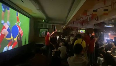 Watch moment Irish pub erupts as England lose Euro 2024 final to Spain