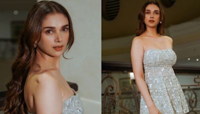 Aditi Rao Hydari Exudes Elegance An Off-Shoulder Creamy-White Ensemble, See Photos - News18