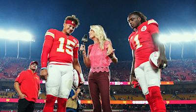 Patrick Mahomes Discusses Xavier Worthy's Breakout Debut: 'He's So Cool, Calm and Collected'